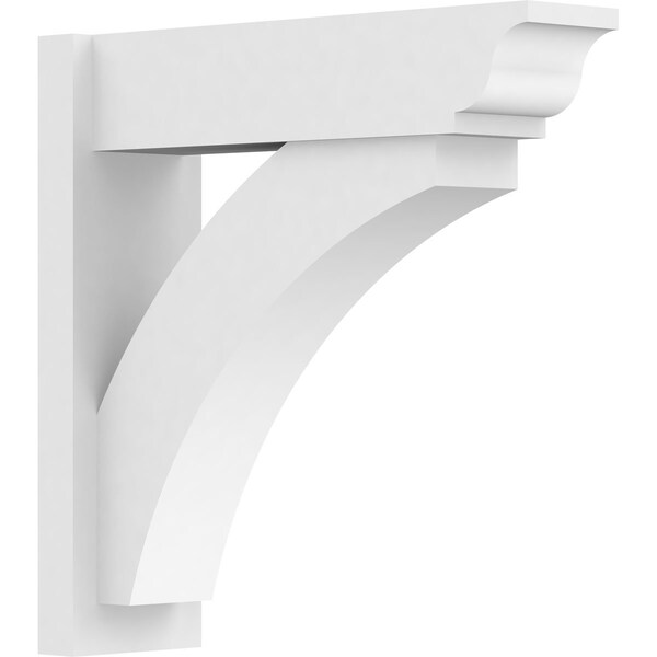 Ekena Millwork Thorton Architectural Grade PVC Outlooker with Traditional Ends, 7"W X 24"D X 24"H OUTP07X24X24THR01 - main